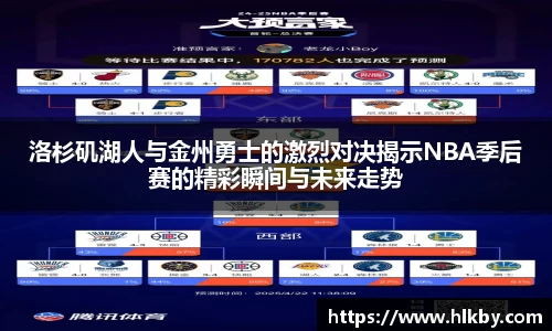 洛杉矶湖人与金州勇士的激烈对决揭示NBA季后赛的精彩瞬间与未来走势